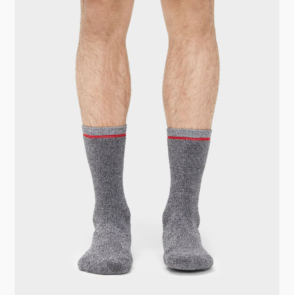 UGG Kyro Cozy Crew Black Socks for Men (FBYZ90317)
